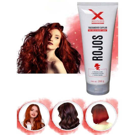 Tratamiento Capilar rojos- Xiomara Profesional