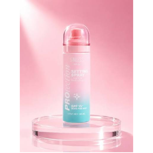 Fijador con protector Protection Setting Spray SPF 15.- Sinless Beauty