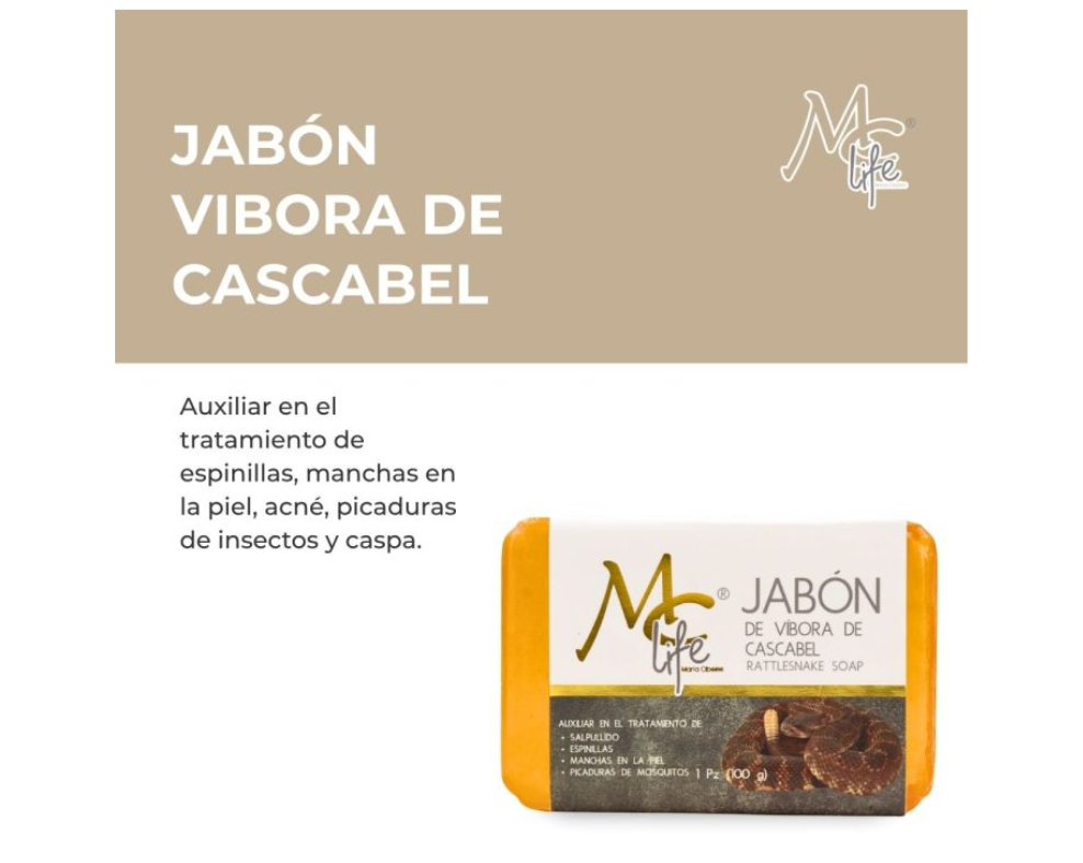 Jabón vibora de cascabel- Mc life
