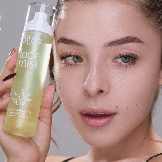 Spray Hidratante Con Aloe Vera Pepino Y Te Verde