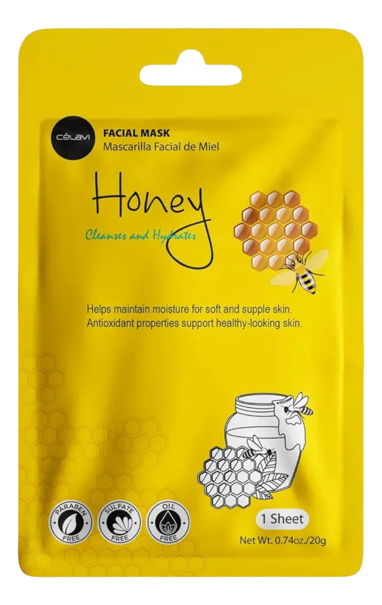 Mascarilla facial de miel
