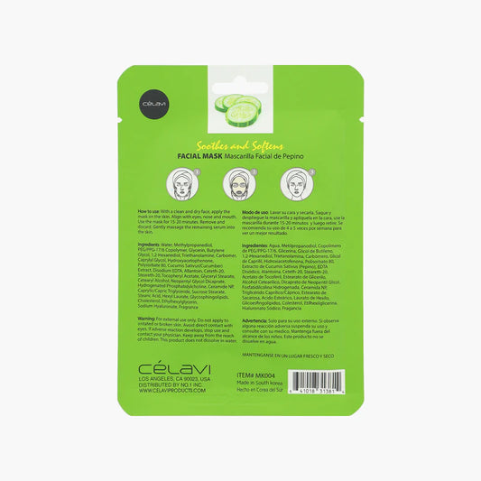 Mascarilla facial de pepino