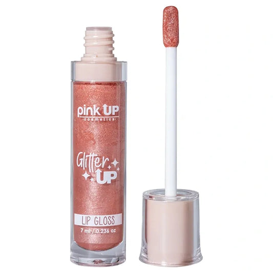 Lip Gloss Glitter Up- Pink Up