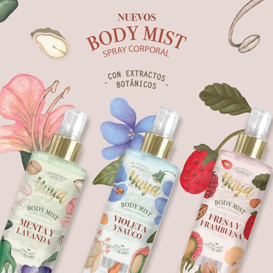 Body mist ¨Fresa y Frambuesa¨- Yuya