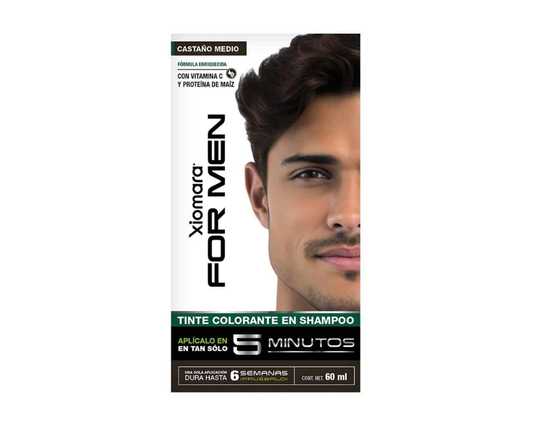 Tinte shampoo castaño medio- Xiomara