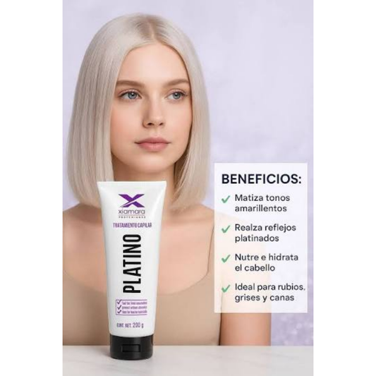 Tratamiento Capilar Platino- Xiomara Profesional
