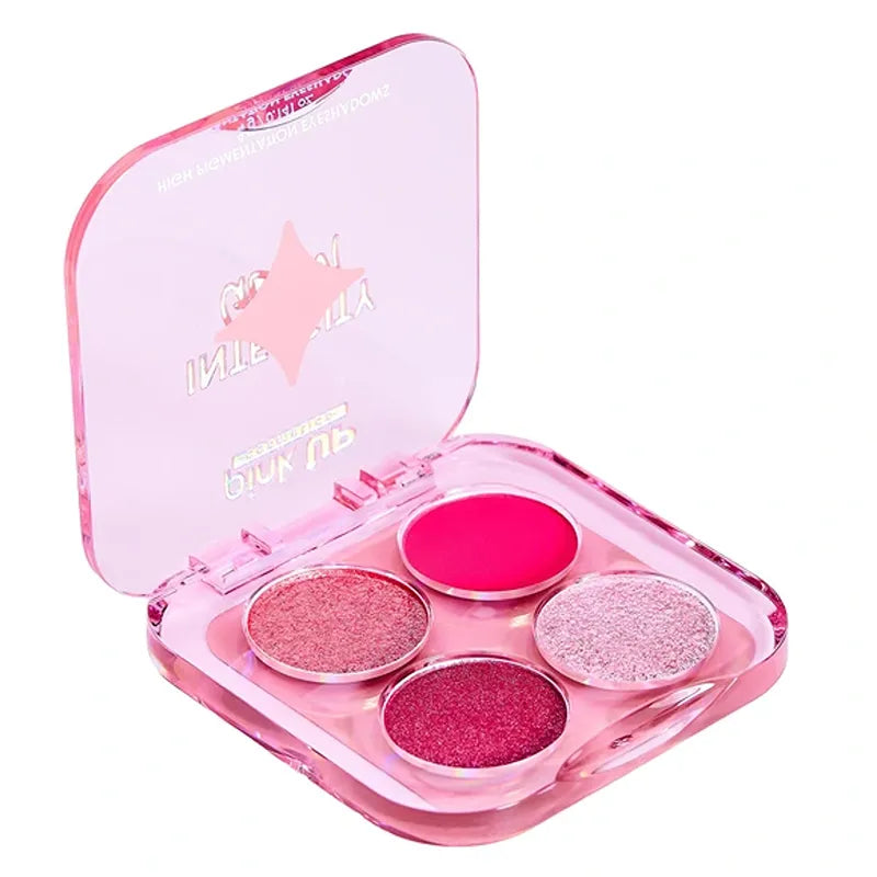 Cuarteto de sombras para ojos Intensity glam- Pink Up