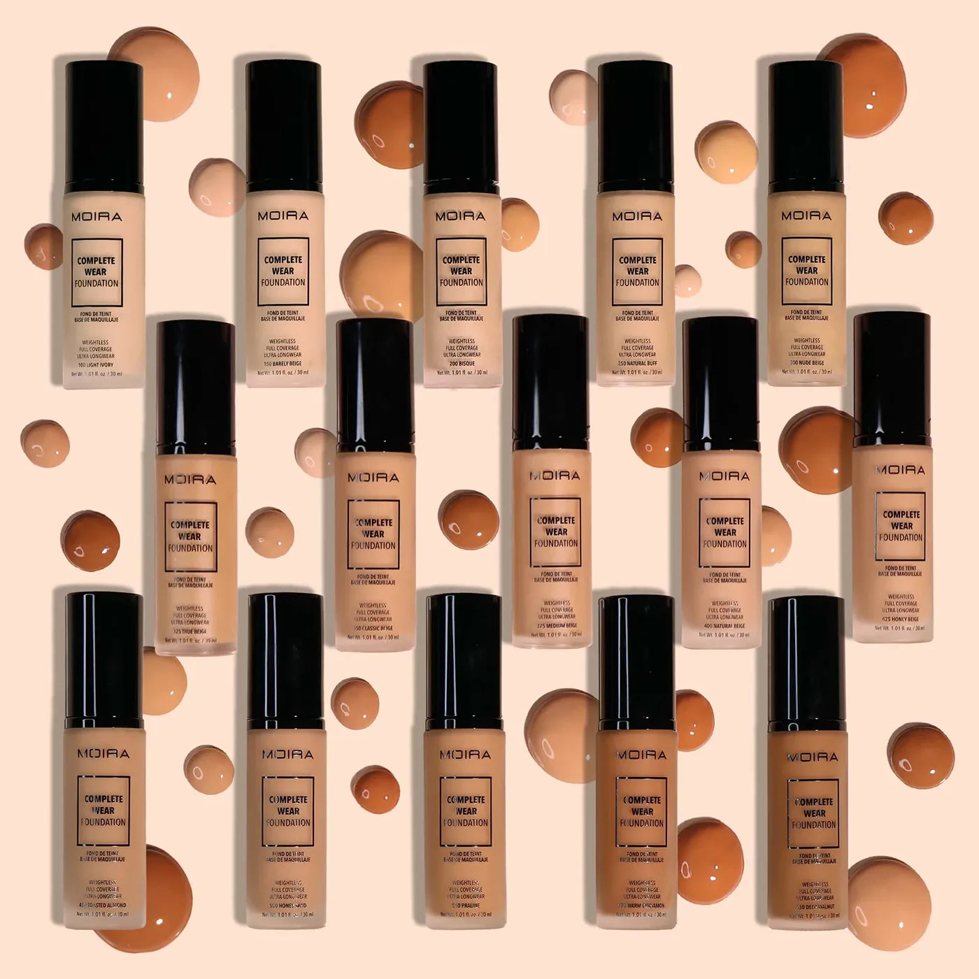Maquillaje liquido Complete wear foundation- Moira