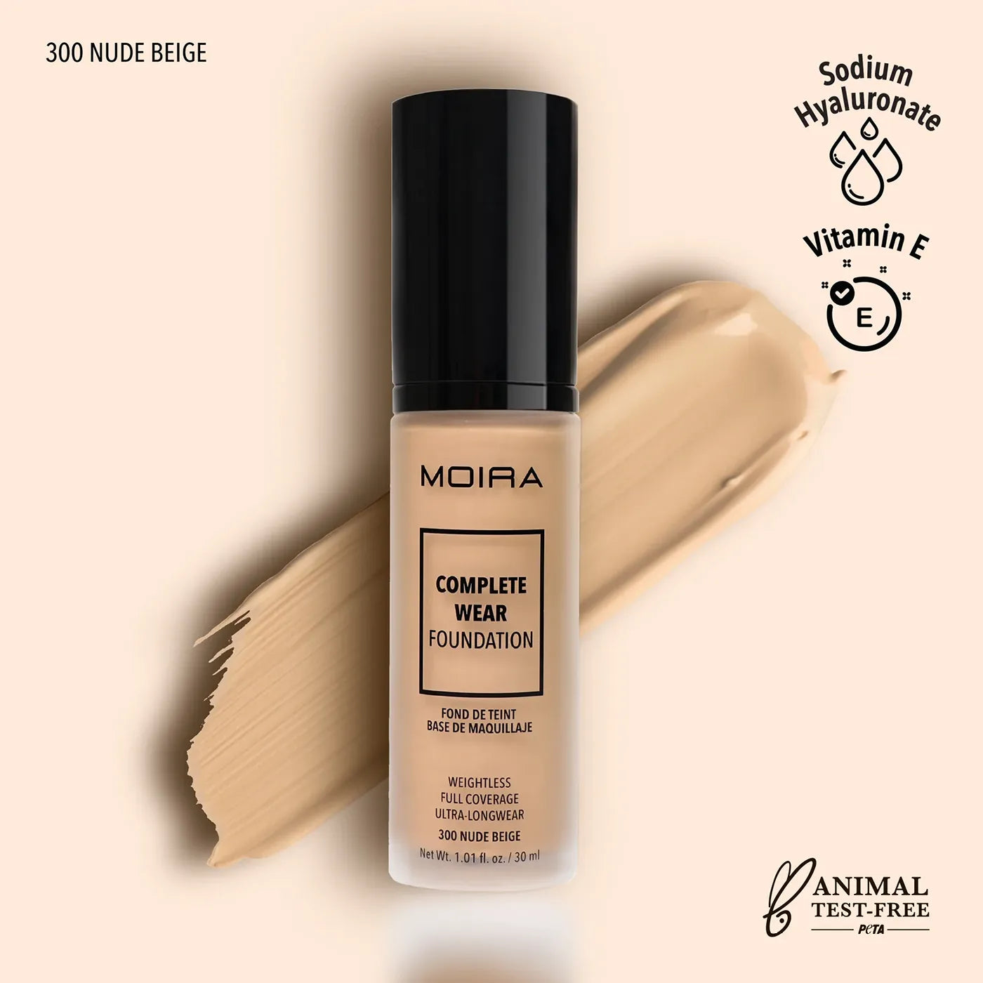 Maquillaje liquido Complete wear foundation- Moira