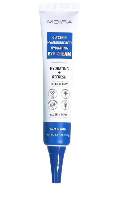 Crema hidratante para ojos con glicerina y ácido hialurónico- Moira