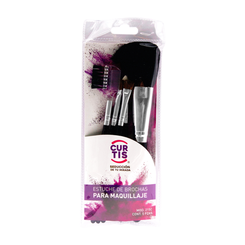 Estuche de brochas para maquillaje- Curtis
