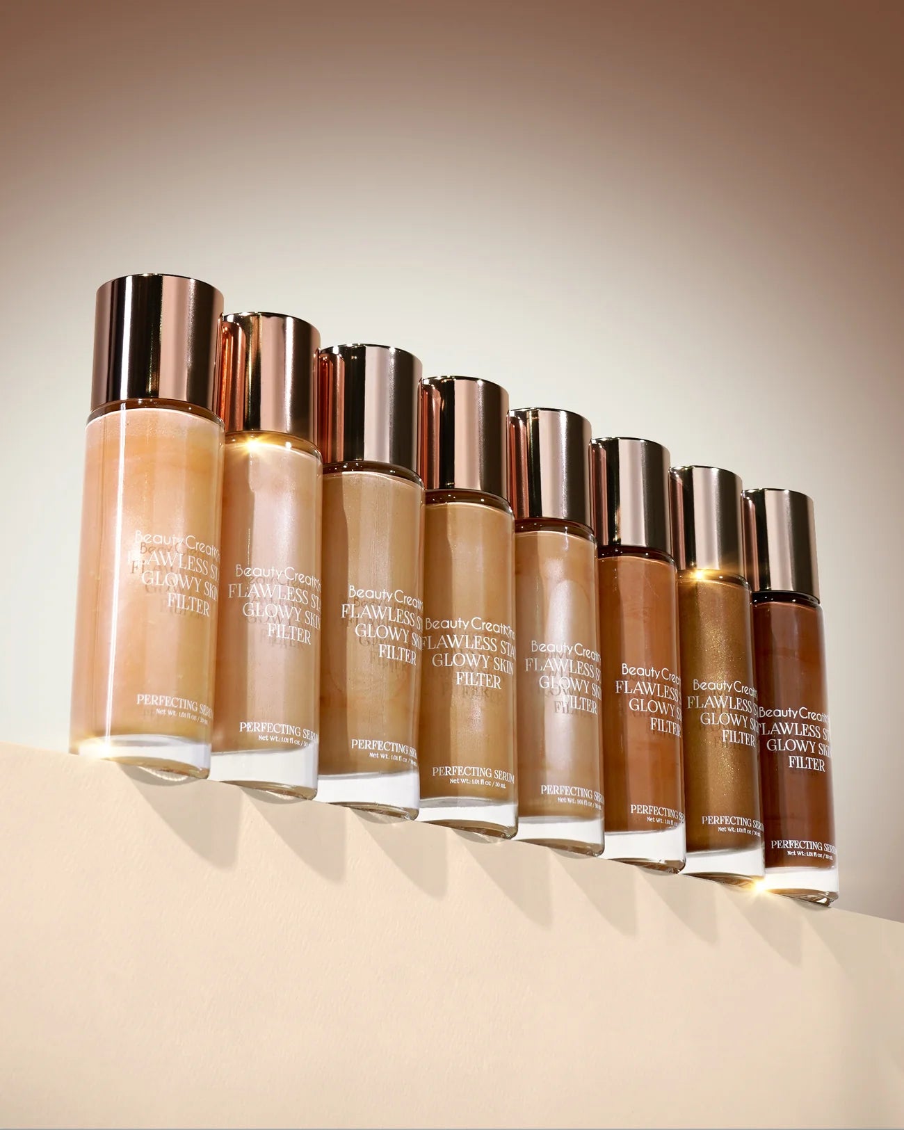 Flawless stay- glowy skin filter