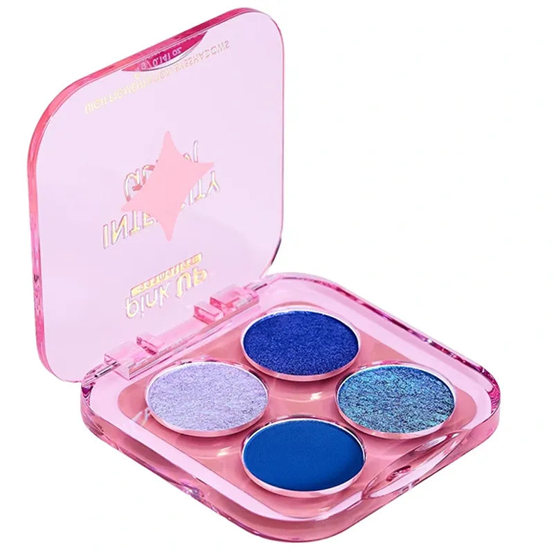 Cuarteto de sombras para ojos Intensity glam- Pink Up
