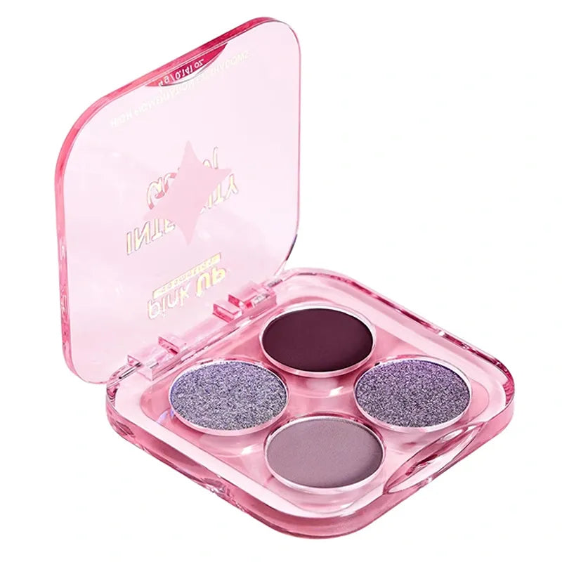 Cuarteto de sombras para ojos Intensity glam- Pink Up