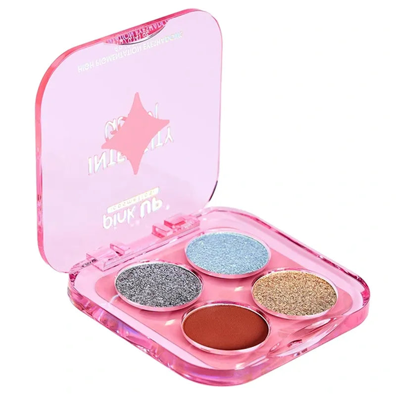 Cuarteto de sombras para ojos Intensity glam- Pink Up