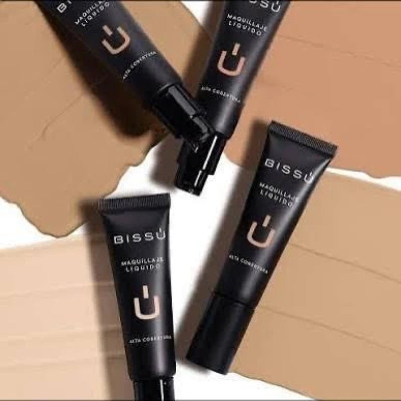 Maquillaje liquido alta cobertura- Bissú