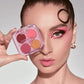 Cuarteto de sombras para ojos Intensity glam- Pink Up