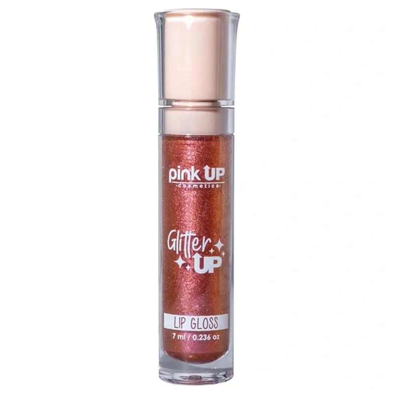 Lip Gloss Glitter Up- Pink Up
