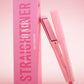 Plancha de cabello alisadora rosa