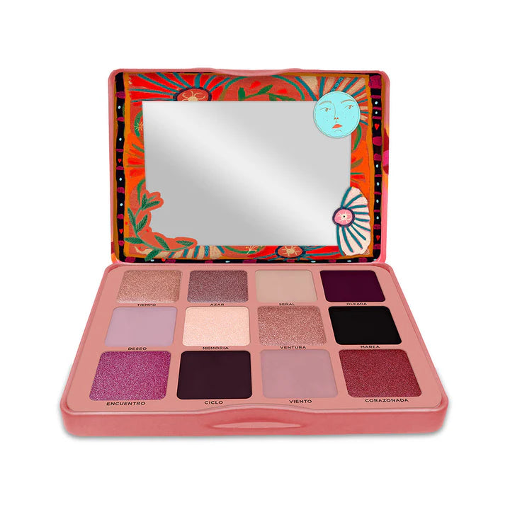 Set de 12 tonos de sombras para ojos Destino