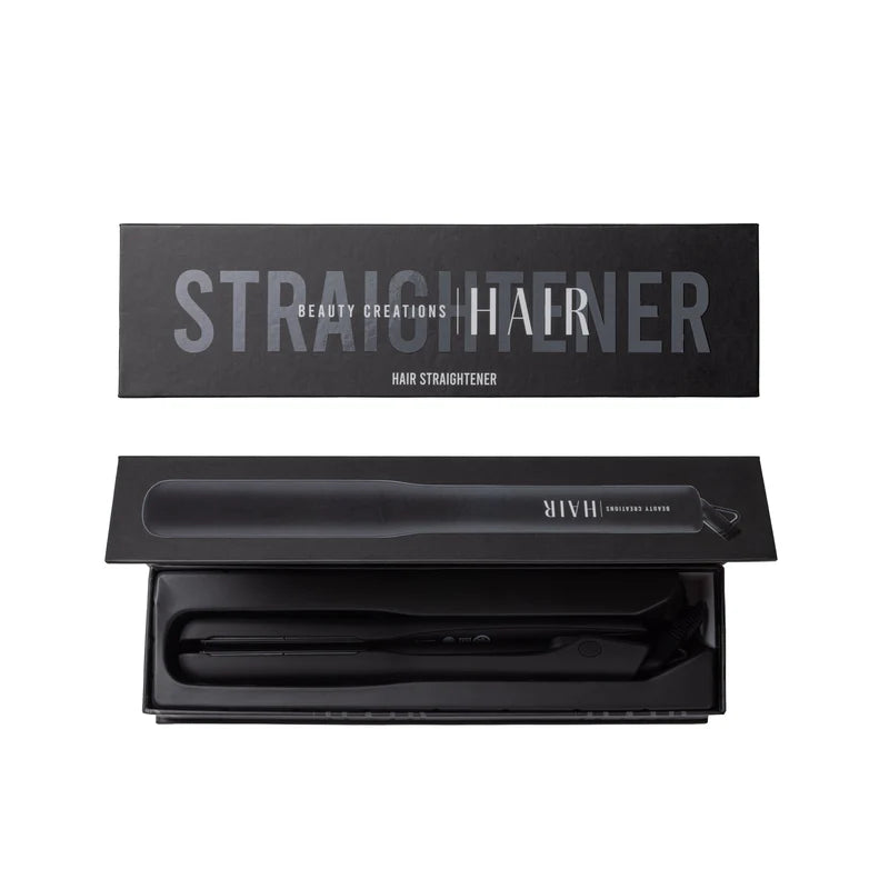 Plancha de cabello alisadora negra