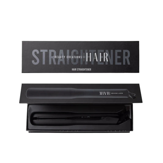 Plancha de cabello alisadora negra