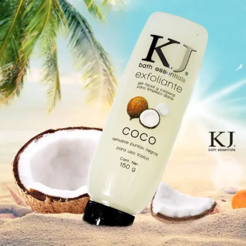 Exfoliante facial y corporal de coco- Kj beauty