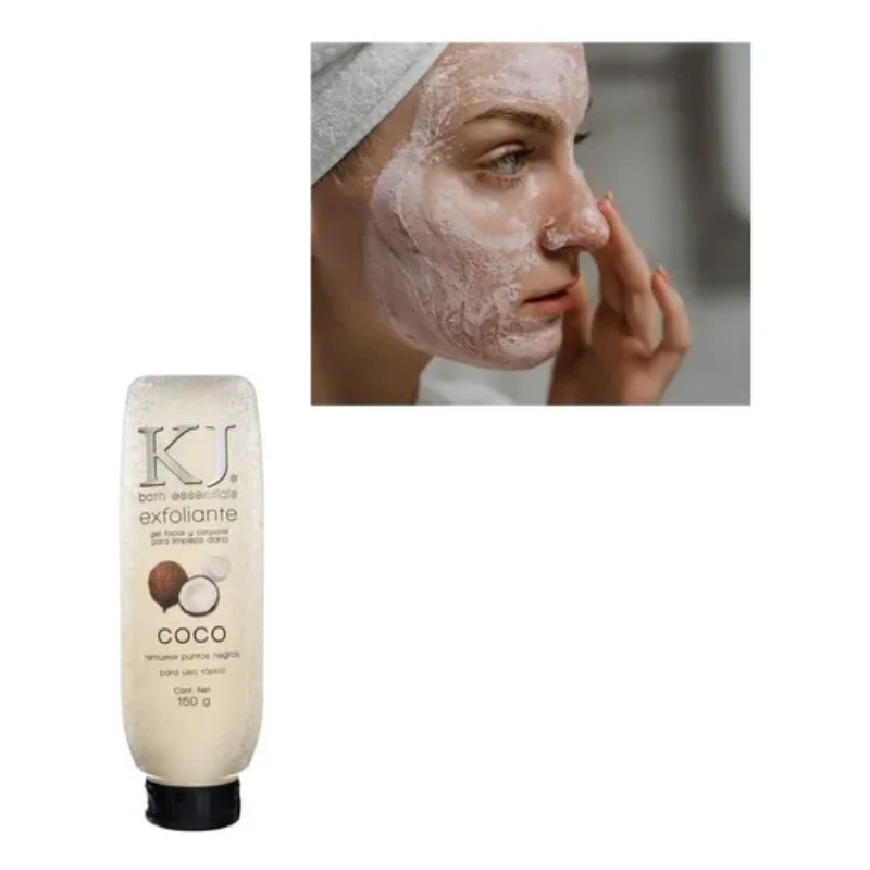 Exfoliante facial y corporal de coco- Kj beauty