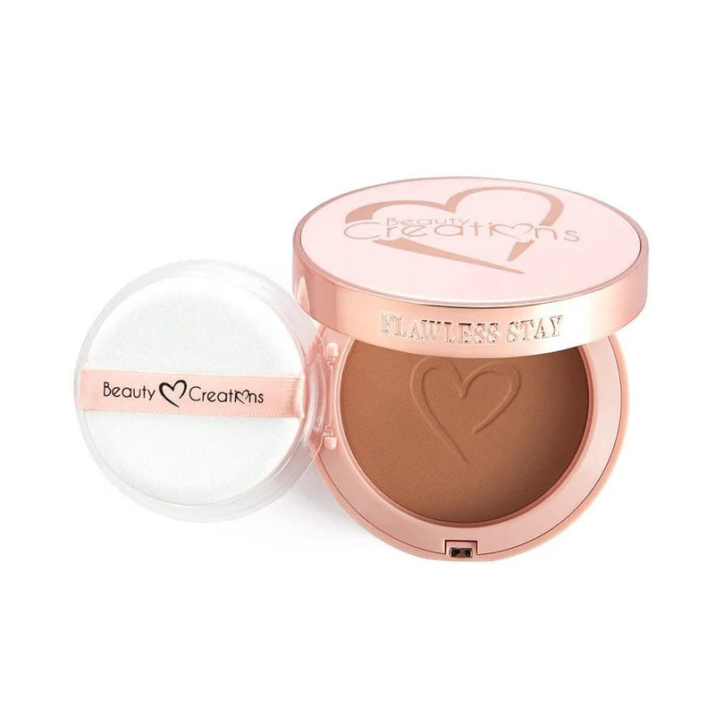 Flawless stay polvo powder foundation