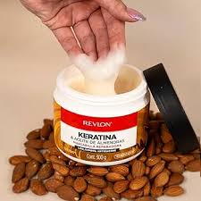 Mascarilla capilar Keratina y aceite de almendras