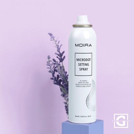 Microdot setting spray