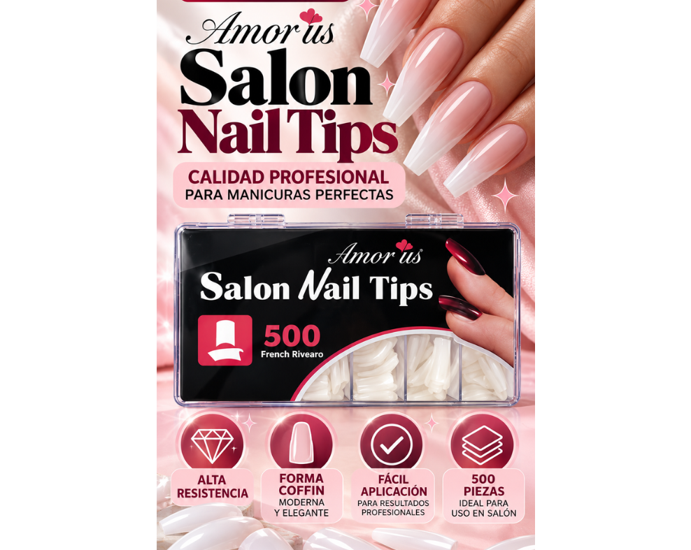 Salon nail tips- Amor Us