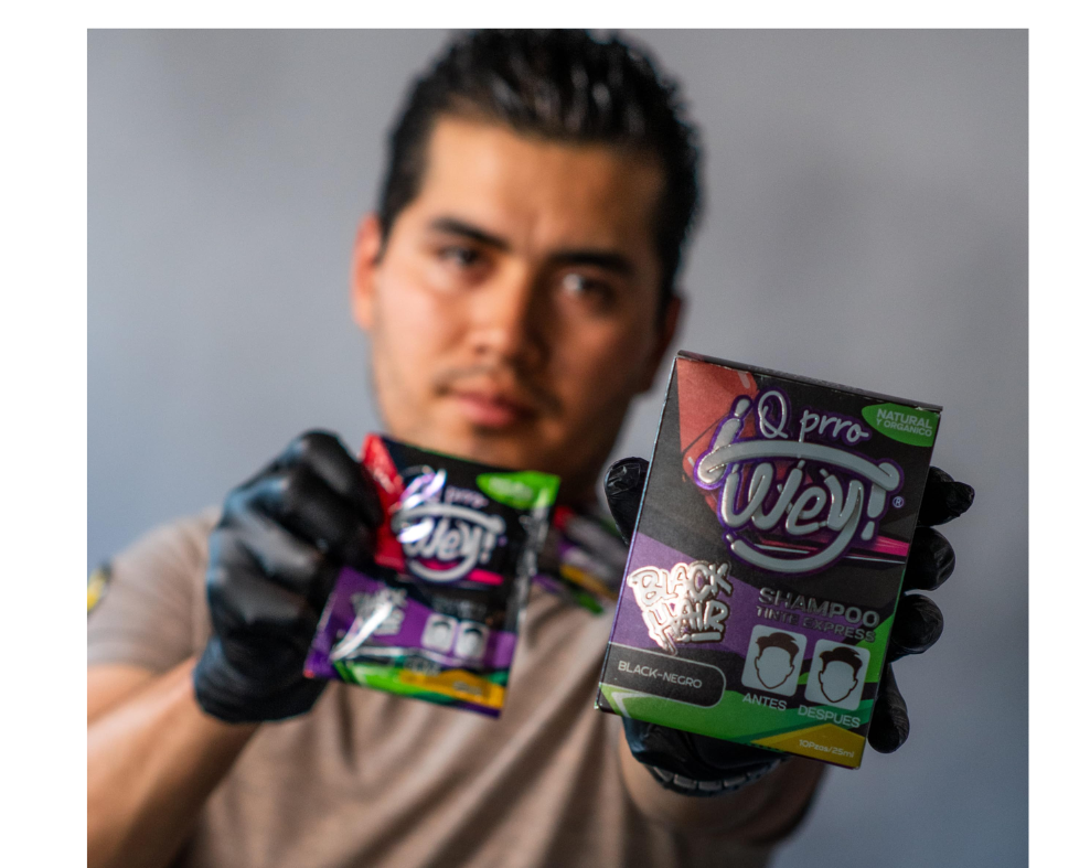 Shampoo tinte express -Q prro wey