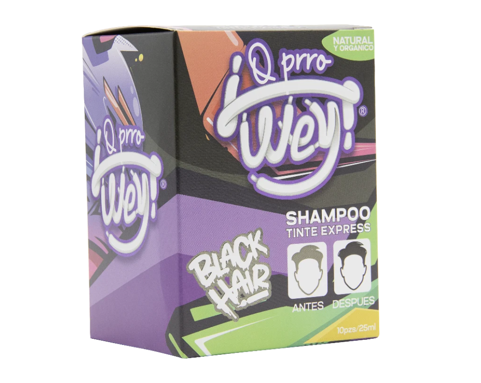 Shampoo tinte express -Q prro wey