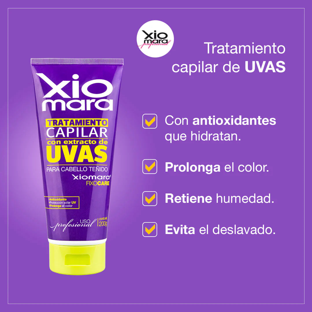 Tratamiento capilar extracto de uvas
